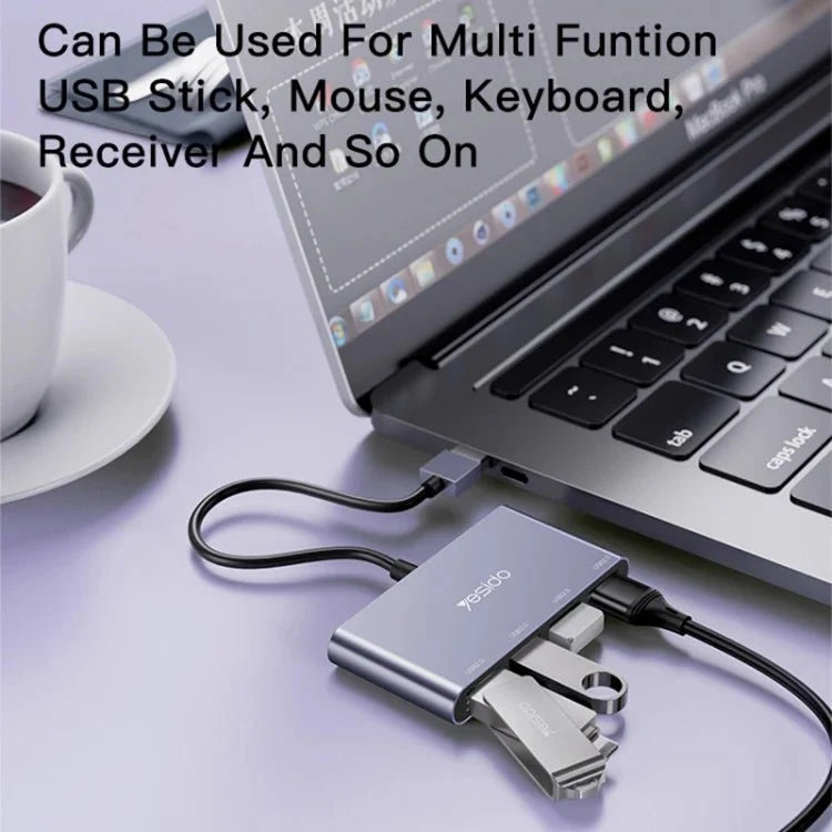 4-in-1 USB Multifunction Hub Adapter