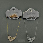 4u Jewelry - Cubic Zirconia Pendant & Earring Sets