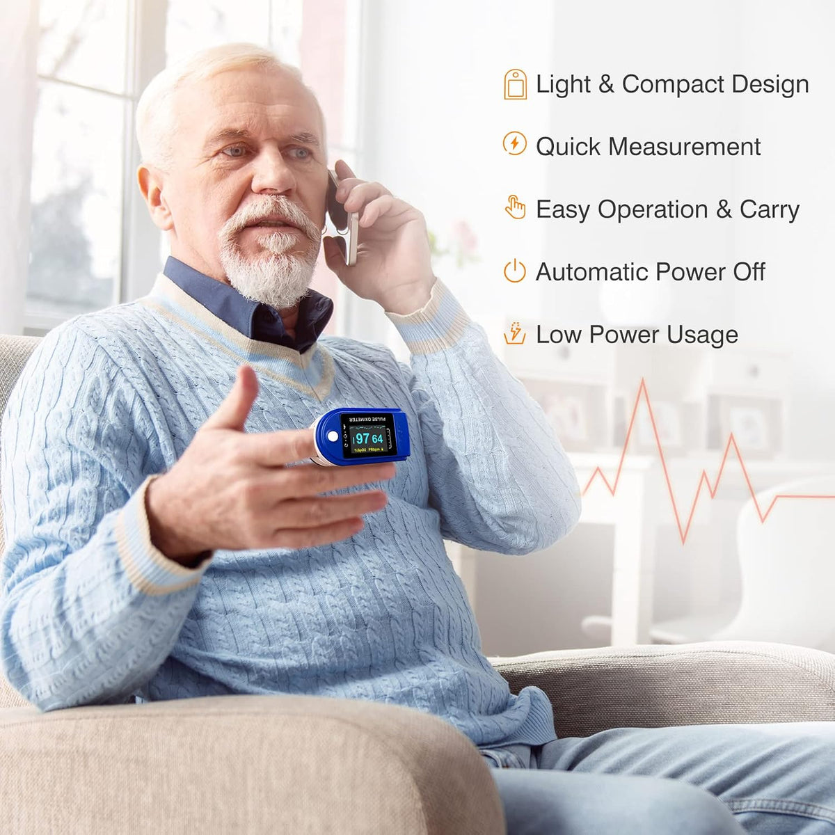 New Fingertip Pulse Oximeter