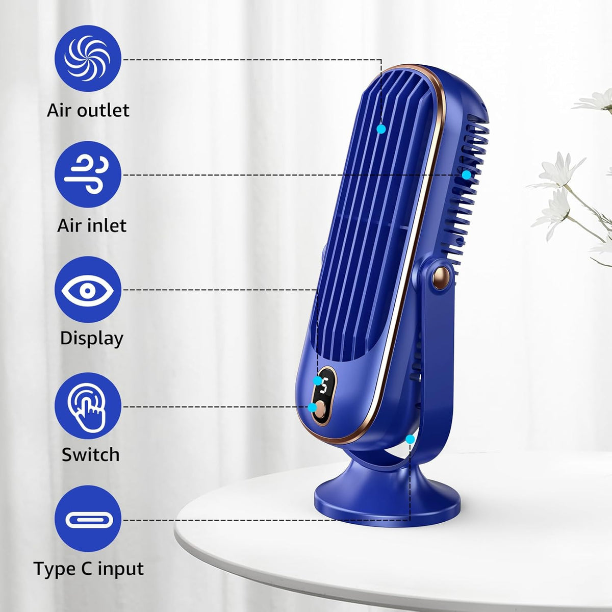 Portable Desktop Cooling Fan