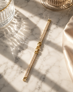 Gold Baguette Tennis Bracelet