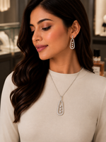 Elegant Silver Jewelry Set