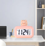 Cute Piggy Digital Clock