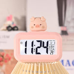 Cute Piggy Digital Clock