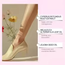 Cyperus Rotundus Oil Body Hair Remover Armpit Leg Arm Reduces Hair Growth Moisturizes Gentle Care Essential Oil for Smooth Skin