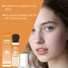 SPF 50+ Sunscreen Setting Powder Oil Control Long Lasting Matte Natural Smooth Protective Powder Outdoor Breathable Face Makeup