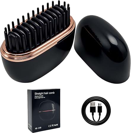 Wireless Hair Straightening Brush