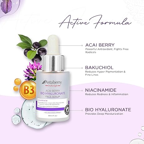 Astaberry - Indulge Acai Berry Bio Hyaluronate Face Serum