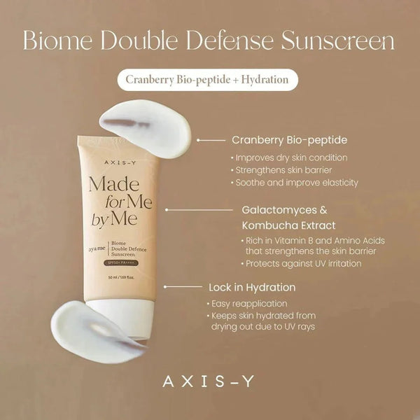 AXIS-Y - Biome Double Defense Sunscreen SPF 50+ PA++++