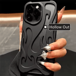 Blazing Flame Metal iPhone Case