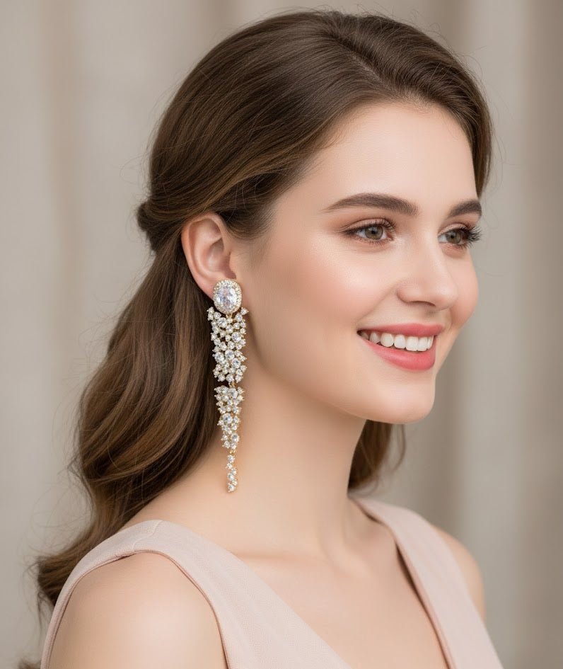 Bloom Royale Crystal Earrings