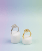 Crystal Flower Ring