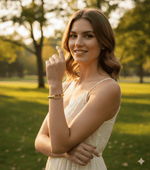 Crystal Initial Hinged Bangle