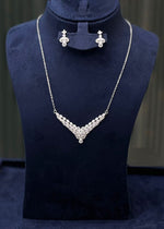 Crystal Leaf Jewelry Set