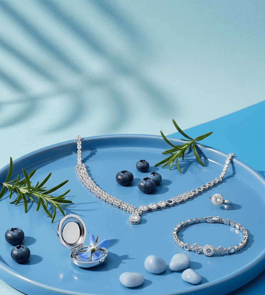 Crystal Link Jewelry Set