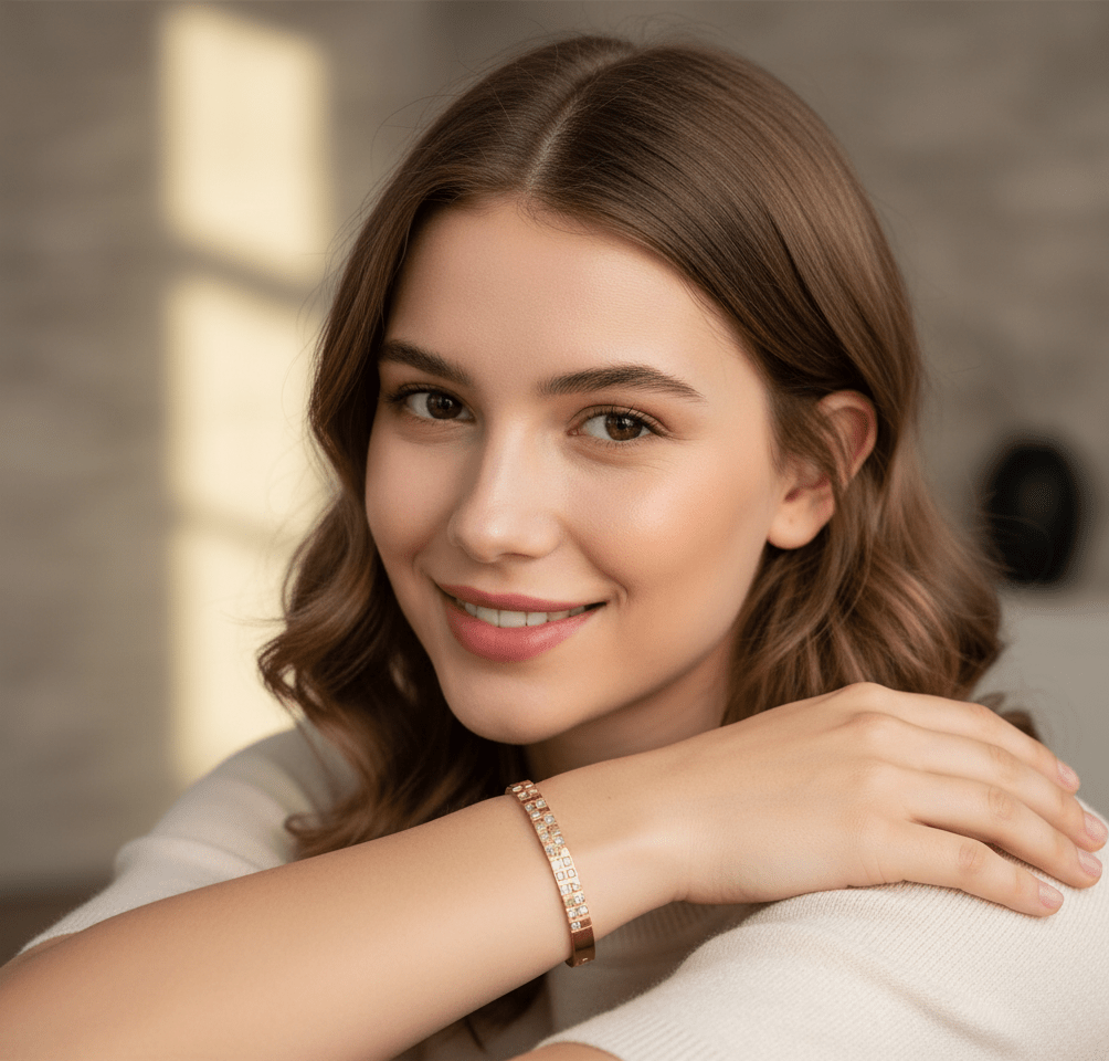 Diamond Line Classic Bangle