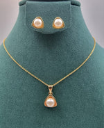 Elegant Gold-Toned Necklace & Earring Sets
