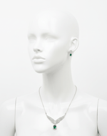 Emerald Leaf Jewelry Set