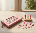 Febble - Kids Pink Bunny False Nails