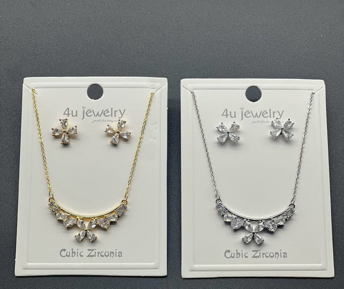 Floral Shine Statement Set