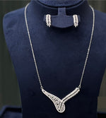 GraceLine Silver Jewelry Set