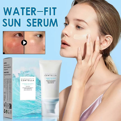 50+ Facial Sunscreen Centella Protector Solar Sunblock Skin Whitening Cream Moisturizing Protector Care Body Sunscreen