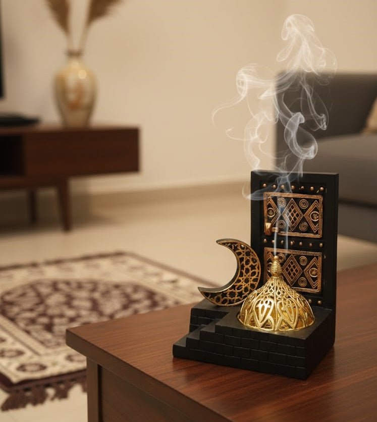 Islamic Decorative Table Piece with Crescent & Dome Design