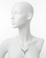 Leaf Crystal Jewelry Set