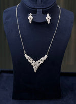 Leaf Crystal Jewelry Set