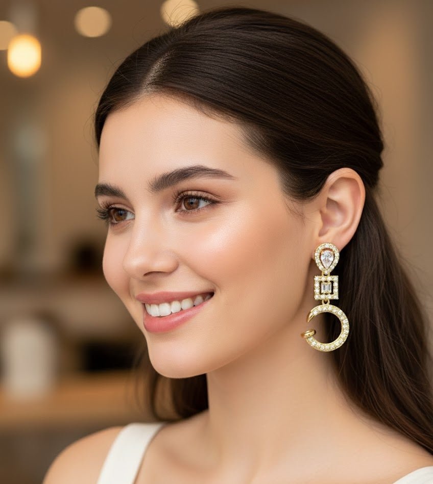 Majestic Crystal Chandelier Earrings