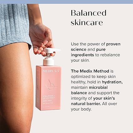 Medix 5.5 - Hyaluronic + Cica Extract Hydrate & Renew Body Cream