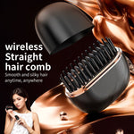 Mini Hair Straightening Comb Wireless Charging Portable Multifunctional Hair Care Not Hurt Hair Styling Comb Hair Straightener (Copy)
