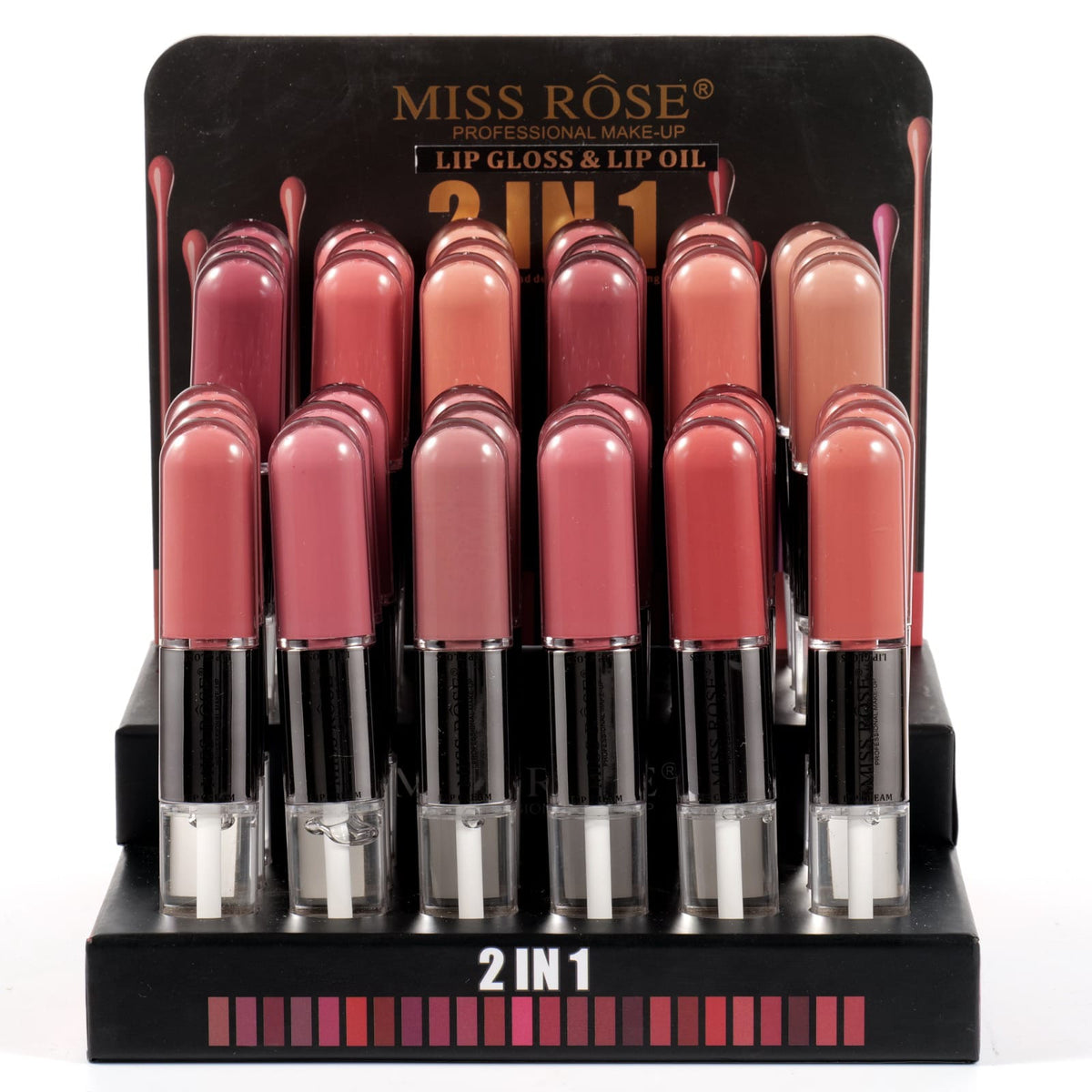 Miss Rose - 2-in-1 Lip Gloss & Lip Oil