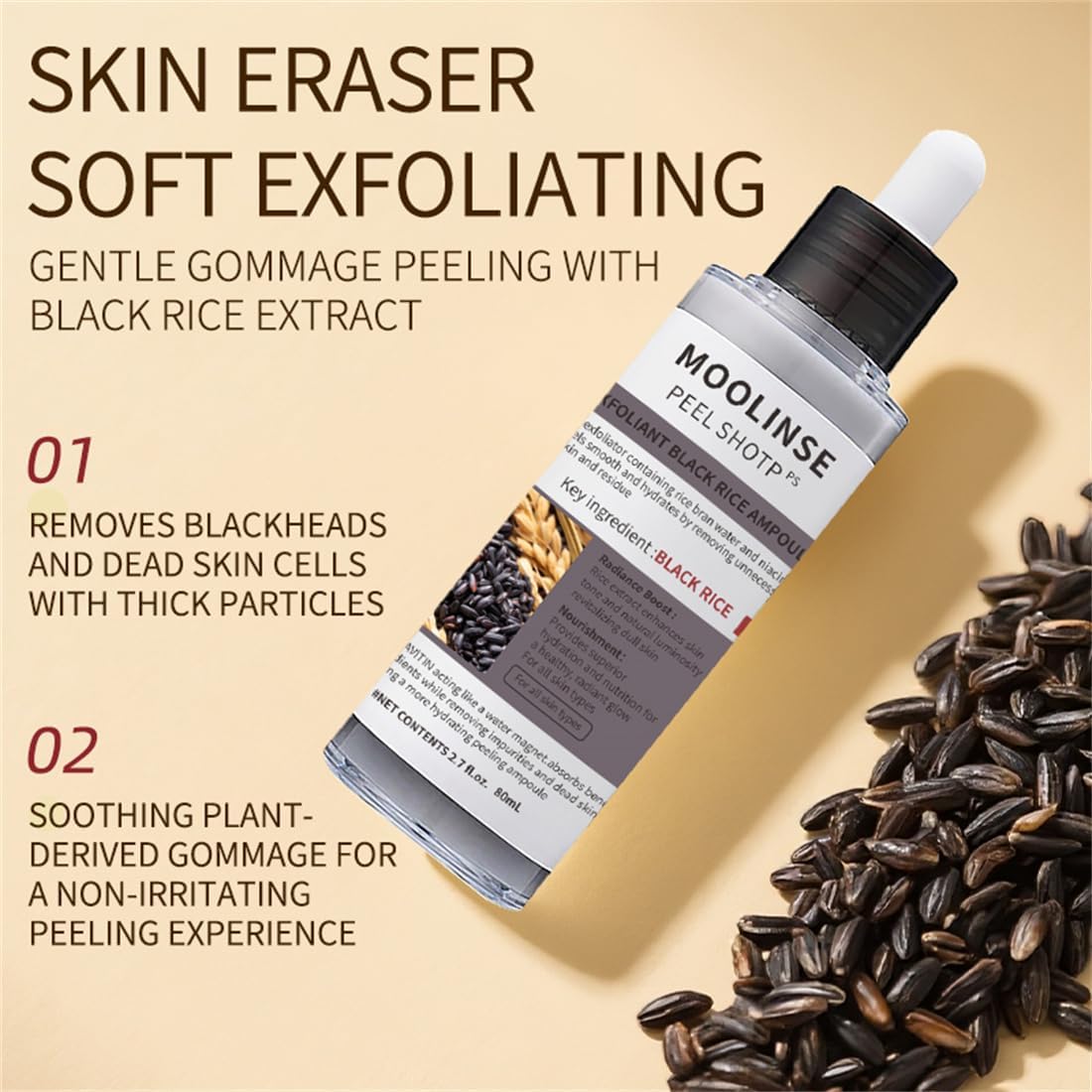 Moolinse Peel Shot P5 Exfoliant Ampoule (Pack of 2) ℗