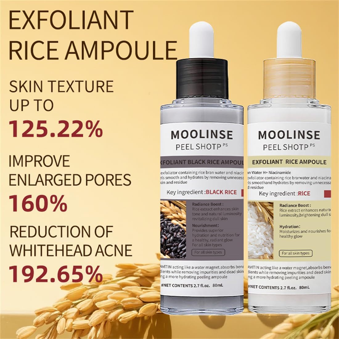 Moolinse Peel Shot P5 Exfoliant Ampoule (Pack of 2) ℗