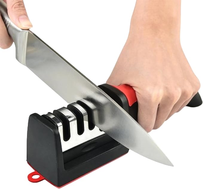 Multi-Slot Knife Sharpener with Handle