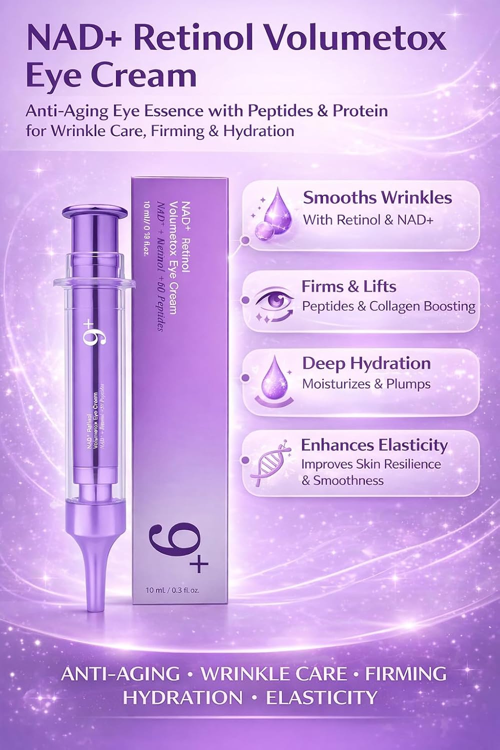 Numbuzin No.9 NAD+ Retinol Volumetox Eye Cream