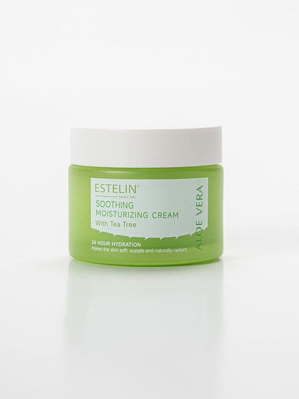 ESTELIN - Aloe Vera Soothing Moisturizing Cream with Tea Tree