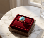 Oval Turquoise Statement Ring