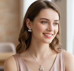 Pave Cherry Sphere Set