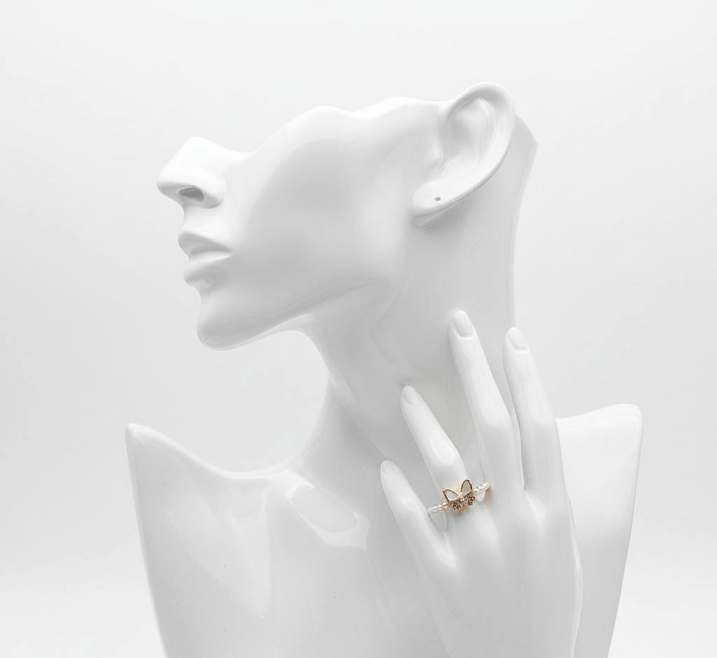 Pearl Butterfly Ring