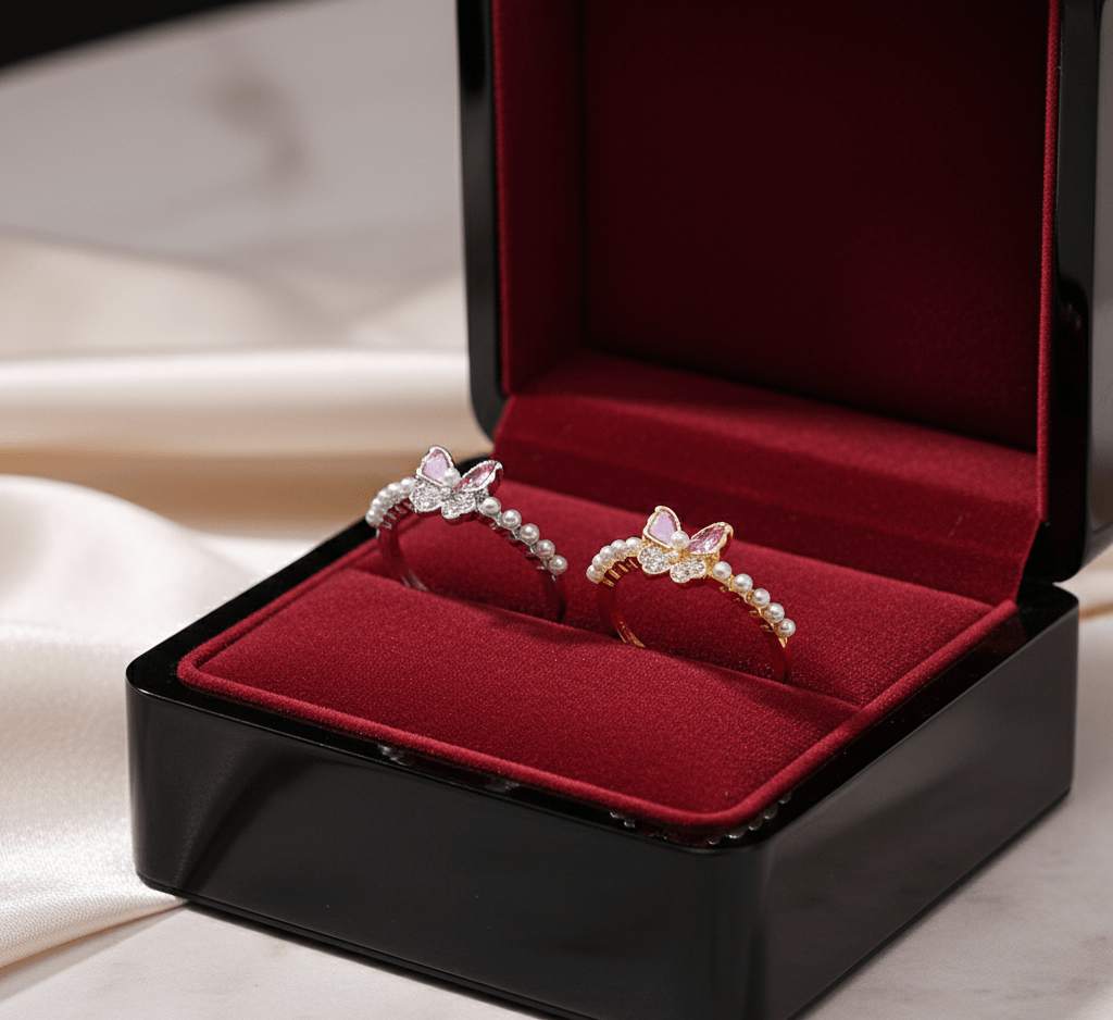 Pearl Butterfly Ring