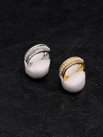 Pearl Crystal Band Ring