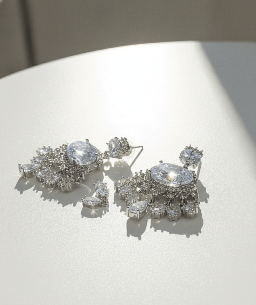Radiant Halo Round Studs