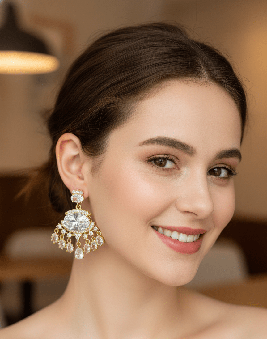 Radiant Halo Round Studs