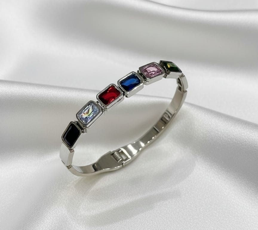 Rainbow Gem Luxe Bangle