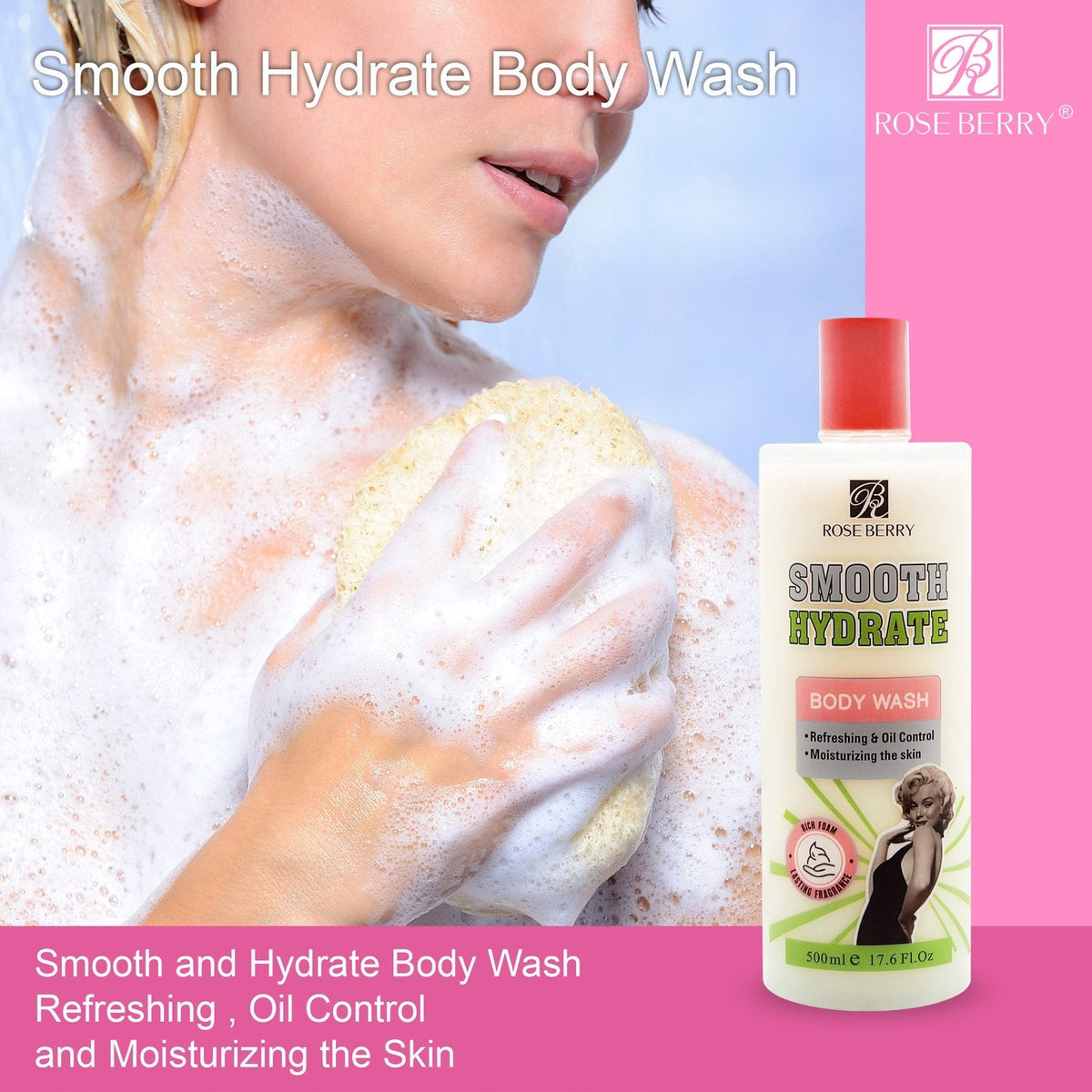 Rose Berry - Smooth Hydrate Body Wash