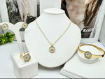 Round GG Logo Jewelry Set