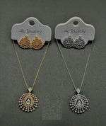 Royal Teardrop Necklace Set
