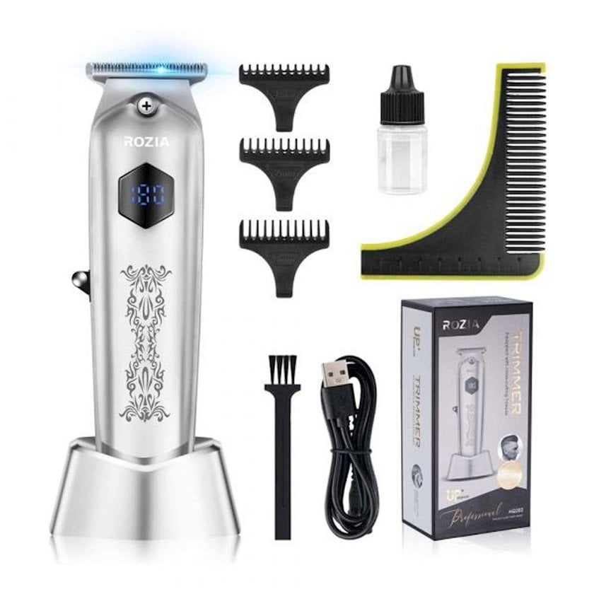 ROZIA - Professional Hair Trimmer with LCD Display